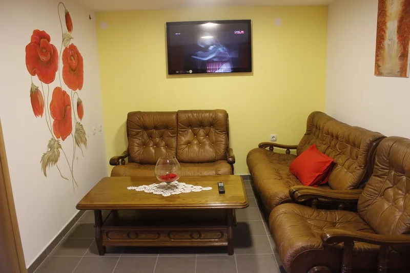 Prostor za odmor u dnevnom boravku Apartmana 1
